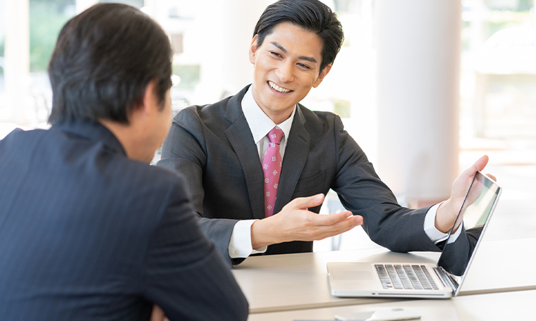 調査当日の立ち会い